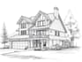 do interior sketch, architecture concept, exterior house