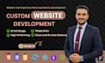build website, full stack developer, front end developer for website development