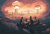 make artistic cinematic illustrations