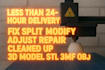 fix mech split modify adjust smooth clean ai 3d model stl 3mf for 3d printing