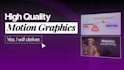 create animated motion graphics ads and videos