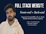 build a responsive website with frontend and backend