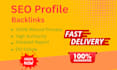 do manual high da SEO profile backlinks