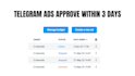 crypto telegram promotion, setup telegram ads issue quick fragment verification