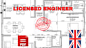 do architectural drawing mep design adu drawing as a licensed engineer for UK