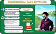 fastest PDF file edit, data entry,