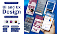 design a modern and responsive UI UX for your website or app