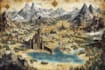 do fantasy map illustration