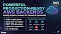 set up AWS amplify backend with cognito, lambda, API gateway and dynamodb