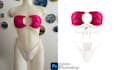 do flat lay image editing ghost mannequin and neck joint