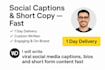 write catchy instagram, tiktok, and business captions fast