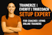 upload workout programs on trainerize, everfit truecoach