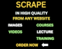 scrape and organize data from websites safely