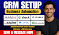 jobber hubspot facebook ads calendly zapier quickbooks online slack automation