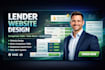 design lender website with comparison table rate alert and responsive quote form
