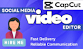 do social media video edit, youtube video editing