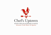 design wood fired burger chicken wings logo