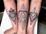 create unique custom geometric tattoo design