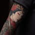 draw a tattoo design in japanese style