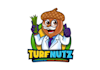 design unique weed control fertilization company logo
