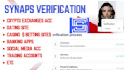 assist you in synaps verification