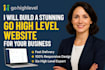design and develop a custom go high level website