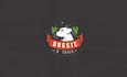 design animated dog grooming studio logo