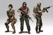 draw 2d game art military character design