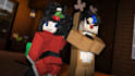 do 3d christmas minecraft animation