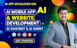 do ai mobile app development, ai website, app developer, ai chatbot, ai agent