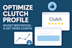 optimize clutch profile for website reputation to enhance your website