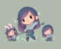 draw cute chibi character art