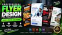design a premium marketing flyer for your brand