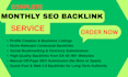 do monthly off page SEO backlink service to improve google ranking