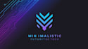 design a futuristic minimalist logo for your tech startup or app