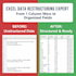 transform your messy single column excel data into a clean multiple columns