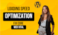 manually optimize wordpress speed and fix core web vitals