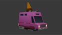 create professional lowpoly 3d models game art assets in pixel art style