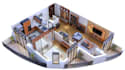 model cgi modern interior design,vray rendering,3d visualize, floor plan drawing