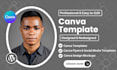 design canva templates, canva landing page, canva flyer canva brochure design