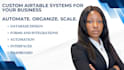 build, automate, and optimize your business system in airtable