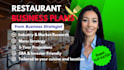 craft a professional business plan for restaurants