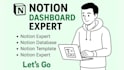 setup your notion dashboard, notion template and workflow automation