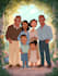 create disney couple cartoon portrait