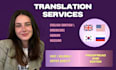 translate english, russian and korean with proofreading