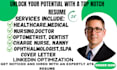 write medical, healthcare, nursing ats optimized resume