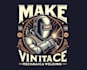 make retro high quality mechanical welding logo