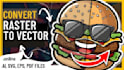 redraw your logo and deliver a clean, print ready vector file