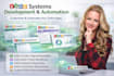 develop and automate zoho creator, desk, analytics and commerce systems