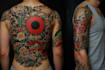 create a tattoo design in japanese style